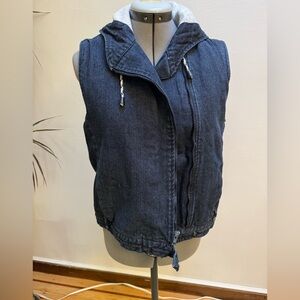 Rare Vintage Volcom “Guns of Brixton” denim winter vest